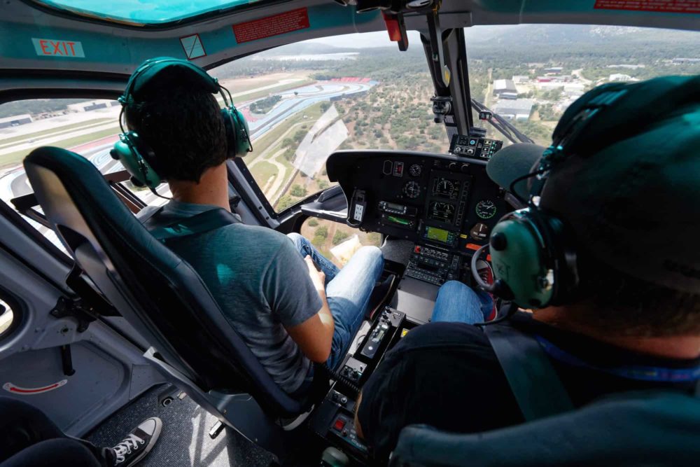 helicoptere circuit f1 le castellet