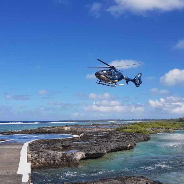 Tahiti hélicoptère
