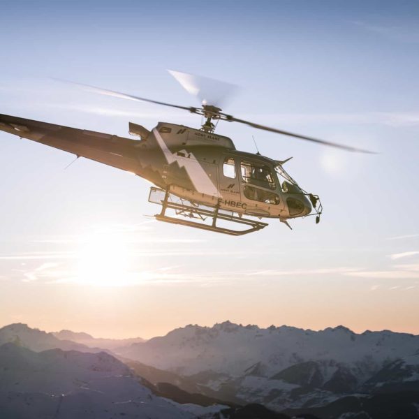 Helicoptere Courchevel