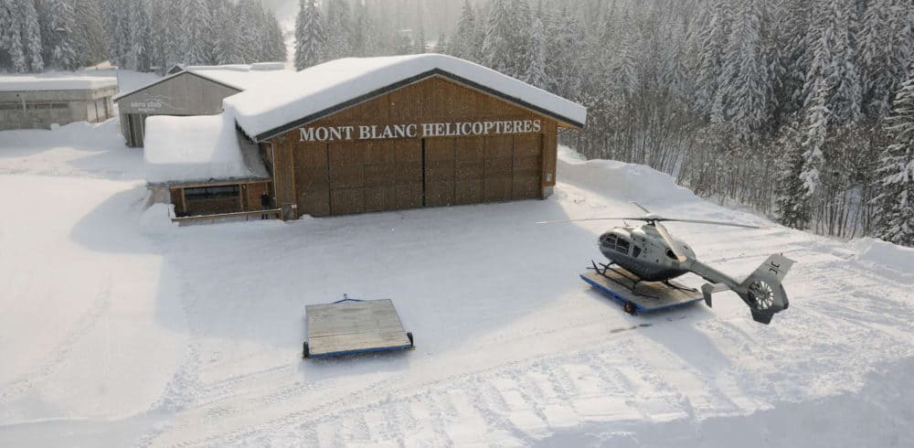 mont blanc helicoptere megeve
