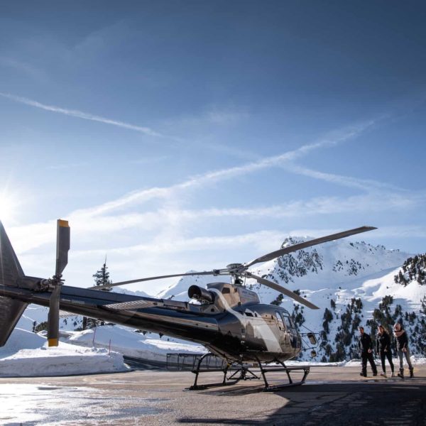 helicoptere mont blanc transfert privé