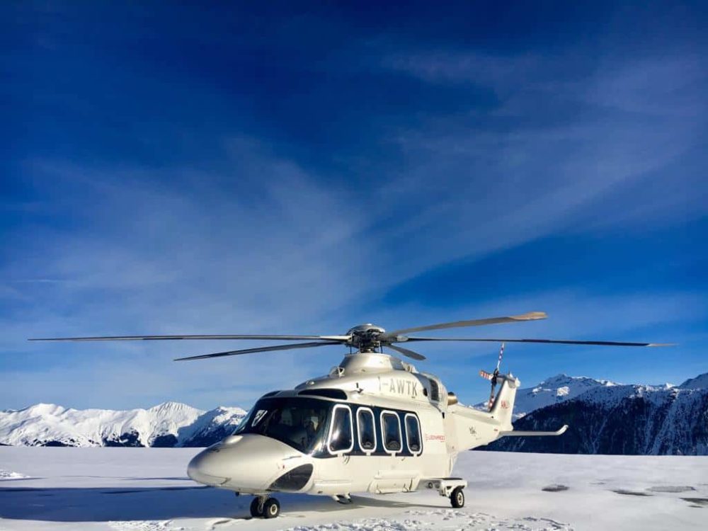 helicoptere transfert vip transfert privé alpe d'huez