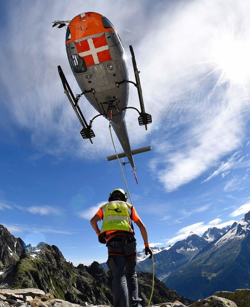 chamonix helicoptere