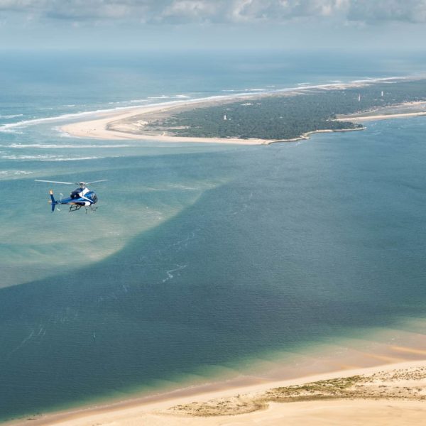 Hélicoptère bassin d'Arcachon