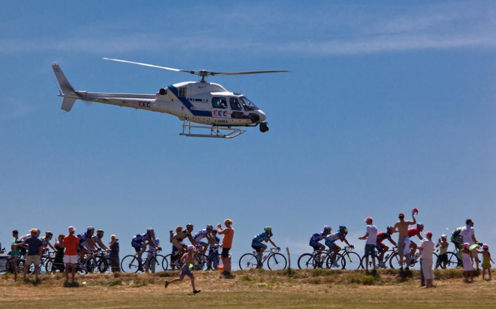 hélicoptère gap tour de france