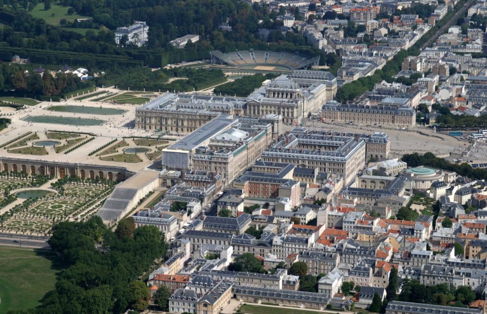 hélicoptère château de Versailles