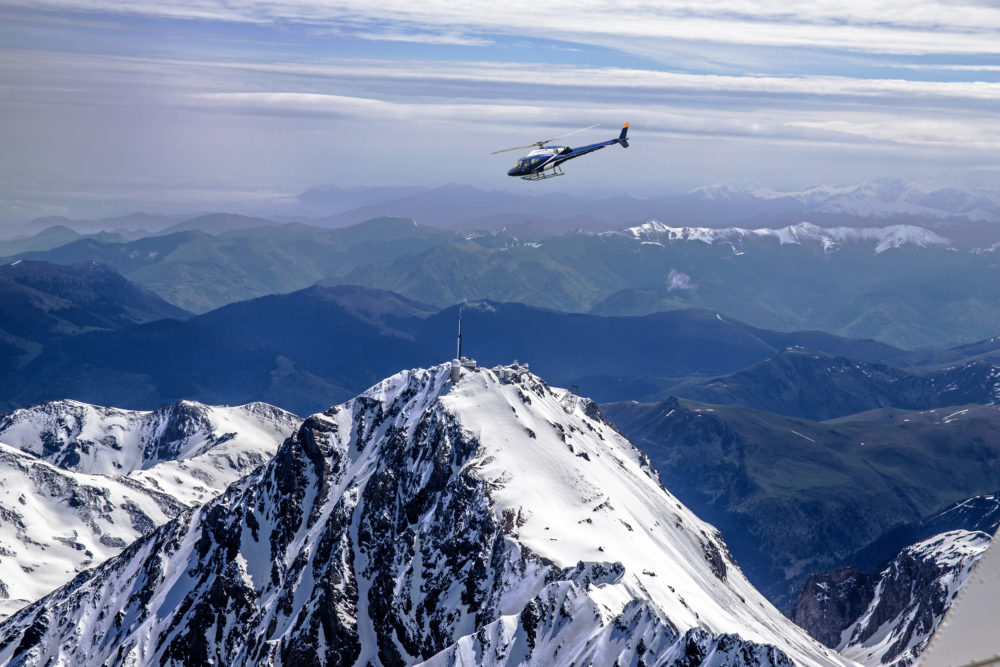 helicoptere pic du midi prechac